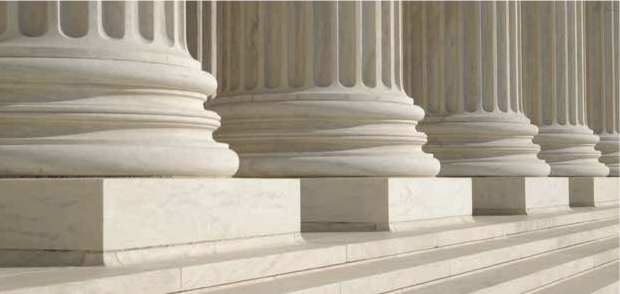 Columns of a building